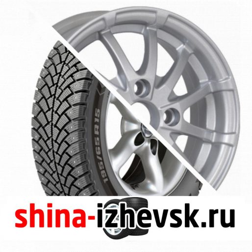 Колесо в сборе BF Goodrich G Force Stud 185/65 R14 Q 86 + Tech Line 420 5.5xR14 4×98 ET35 DIA58.6 Серебристый в Ижевске